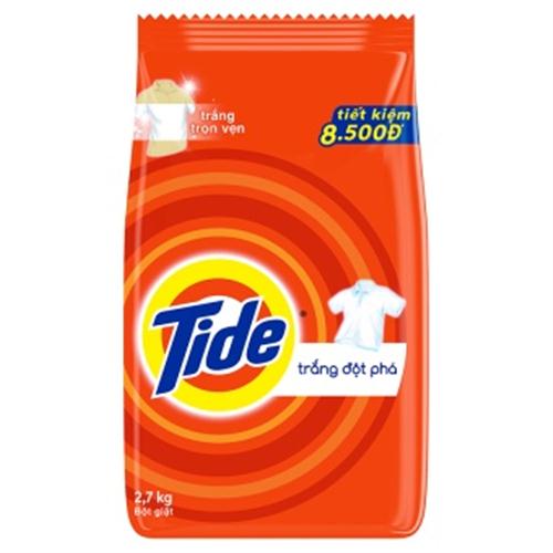 Bột giặt Tide trắng đột phá 2.7kg